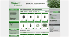 Desktop Screenshot of moldavitstore.com